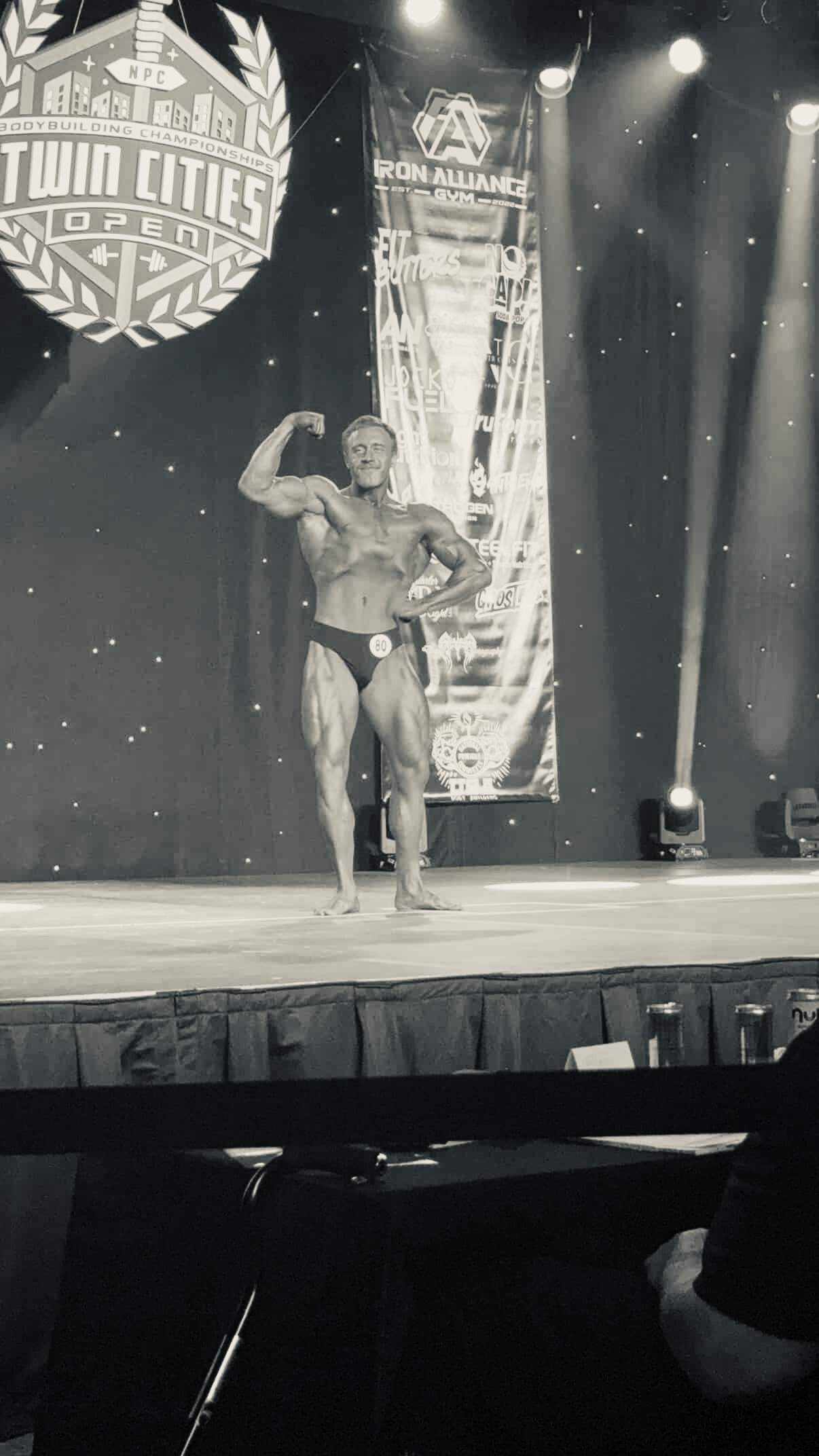 Parker Gruenhagen on stage