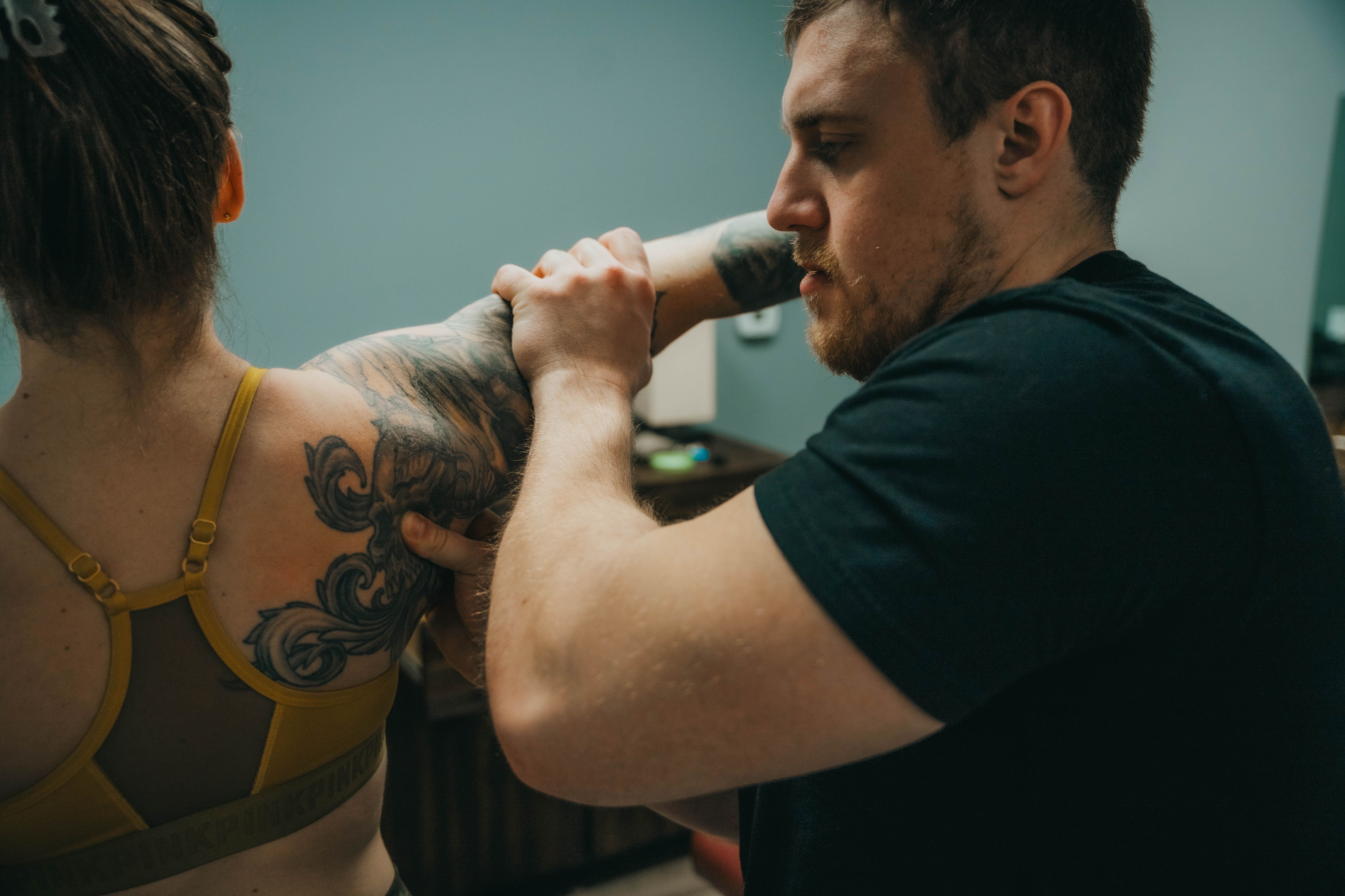 Physiotherapy client